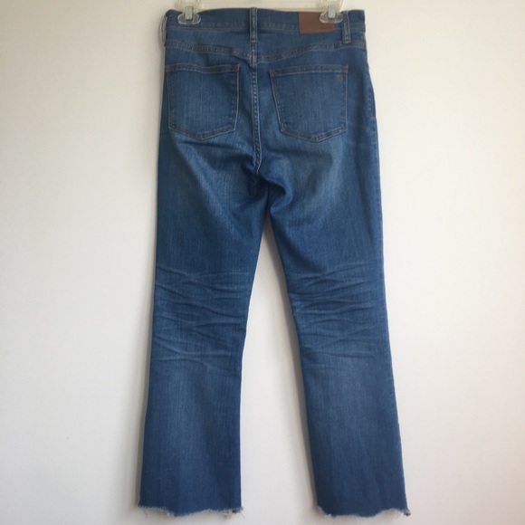 Madewell Cali Demi boot cut jeans chewed hem - Picture 6 of 8